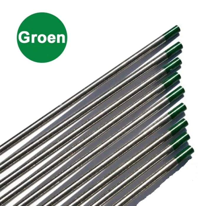 Wolfram elektroden Groen 1.6mm - Afbeelding 1