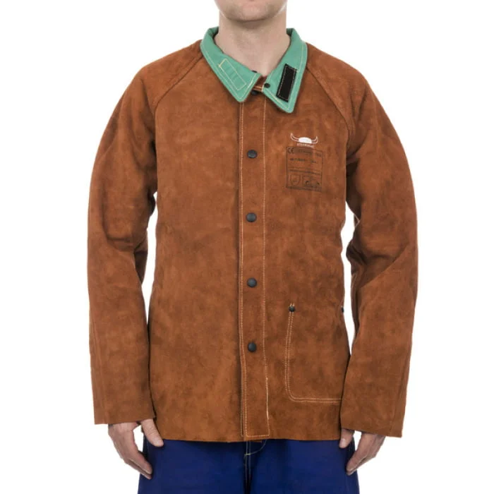 Lasjas split rundlederen Lava Brown maat 3XL - Afbeelding 2