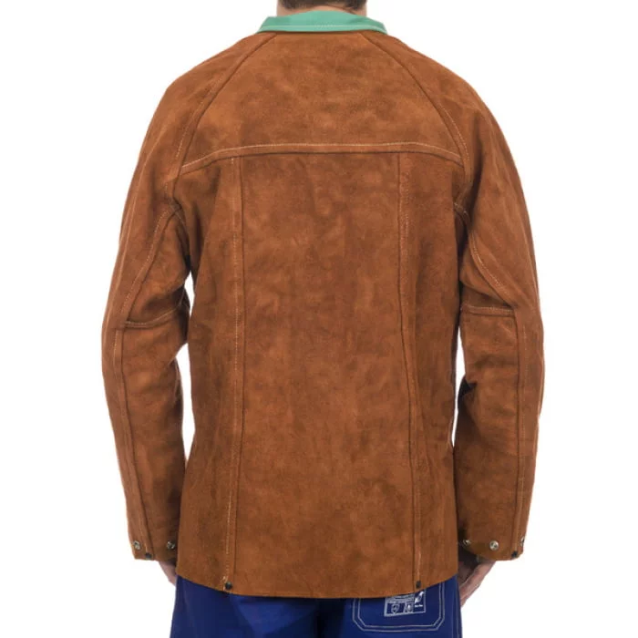 Lasjas split rundlederen Lava Brown maat 3XL - Afbeelding 3