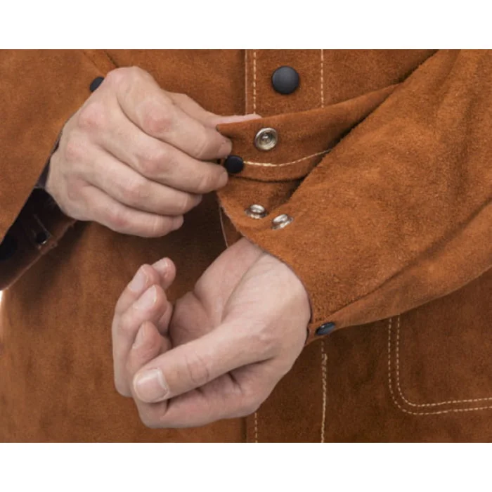 Lasjas split rundlederen Lava Brown maat 3XL - Afbeelding 6