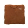Laskussen split bruin rundleer 50 x 50 x 8 cm
