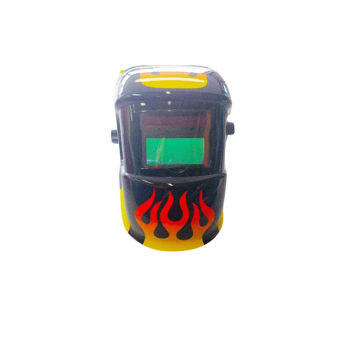 Automatische lashelm "flame" zwart - Afbeelding 2