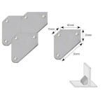 Lashoek magneet max. houdkracht 4kg (set 4 stuks)