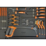 EVA INLEG PICKSET, SCHRAPERS EN ZAAG 24 DELIG