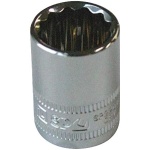 DOP 3/8” 12-KANT  20MM LANG