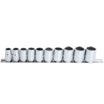 DOPPEN OP RAIL 1/2” 6-KANT 12 DELIG METRISCH
