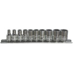 DOPPEN OP RAIL 1/4” 12-KANT 10 DELIG METRISCH