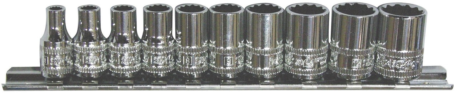 doppen-op-rail-1-4-12-kant-10-delig-metrisch DOPPEN OP RAIL 1/4” 12-KANT 10 DELIG METRISCH - Afbeelding 1