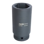SOCKET IMPACT DEEP 3/4"DR 6PT METRIC 22MM