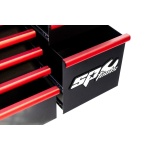 CUSTOM GEREEDSCHAPWAGEN ROOD/ZWART 14 LADEN - Afbeelding 4