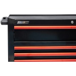 CUSTOM GEREEDSCHAPWAGEN ROOD/ZWART 14 LADEN - Afbeelding 5