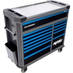 TECH SERIE GEREEDSCHAPWAGEN 13 LADEN DIAMOND BLACK/BLUE - Afbeelding 5