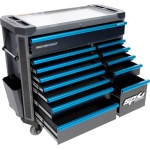 TECH SERIE GEREEDSCHAPWAGEN 13 LADEN DIAMOND BLACK/BLUE - Afbeelding 2