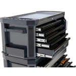 TECH SERIES GEREEDSCHAPWAGEN 18 LADEN MET TOPKIST ZWART/ ZWART - Afbeelding 4