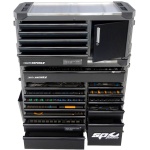 TECH SERIES GEREEDSCHAPWAGEN 18 LADEN MET TOPKIST ZWART/ ZWART - Afbeelding 7